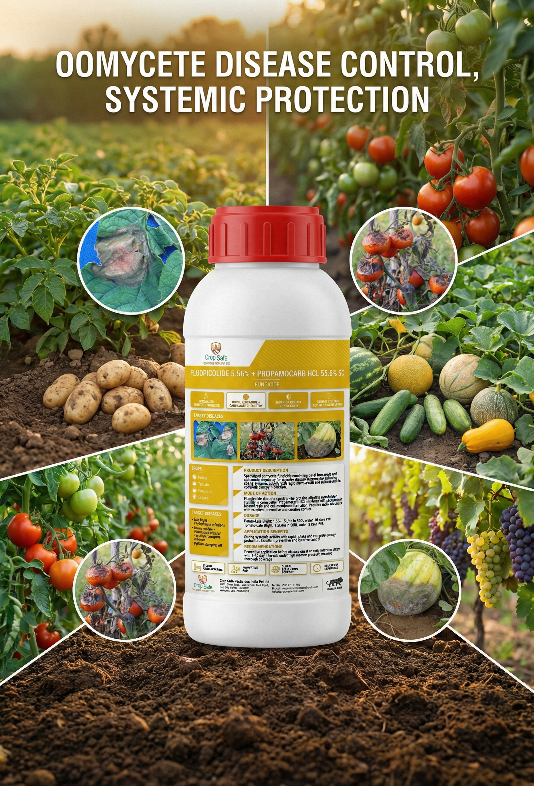 FLUOPICOLIDE + PROPAMOCARB HCl Bottle