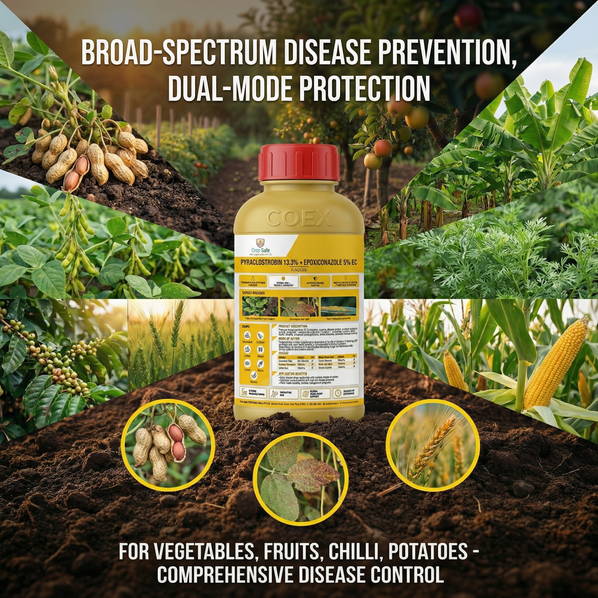 PYRACLOSTROBIN + EPOXICONAZOLE EC Bottle