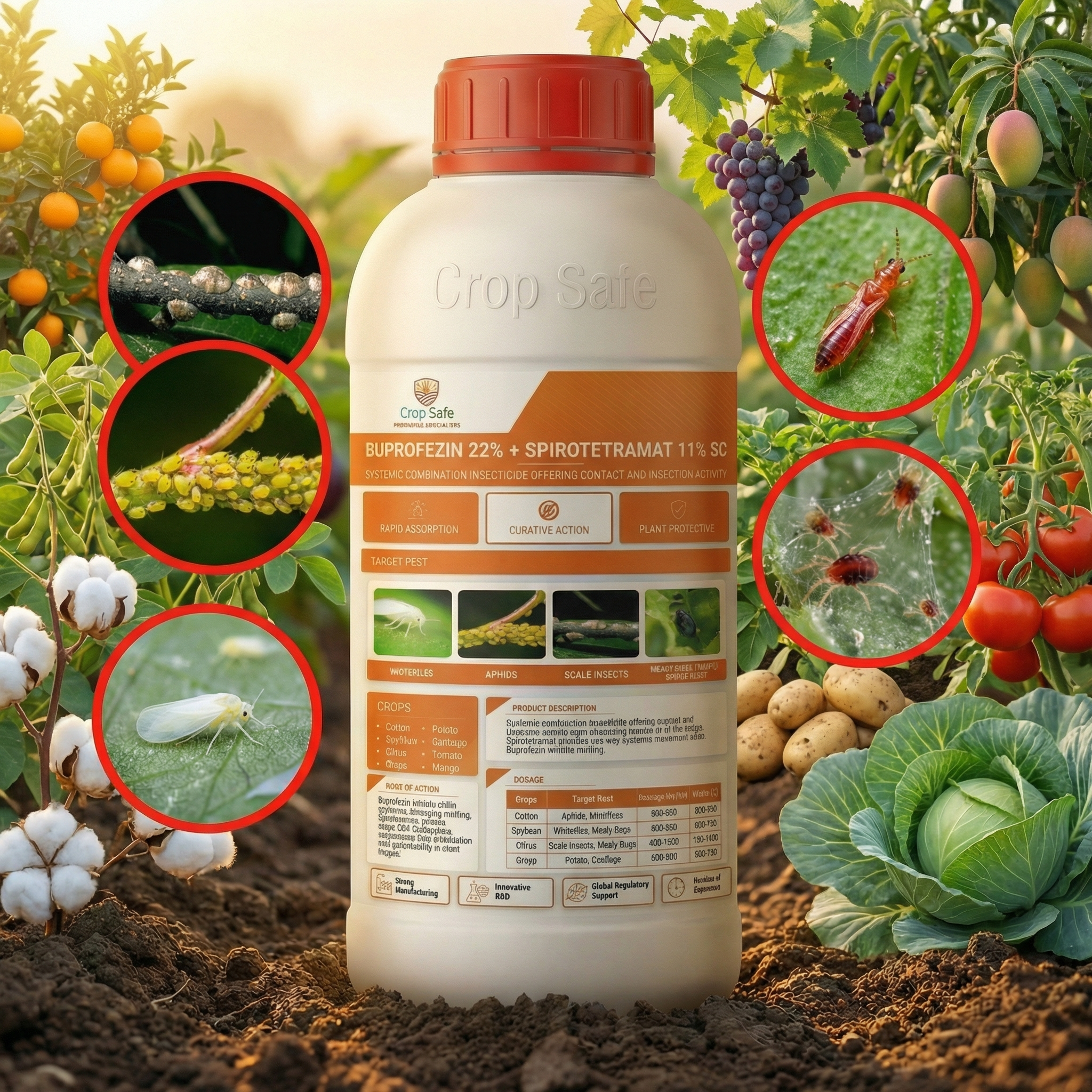 BUPROFEZIN 22% + SPIROTETRAMAT 11% SC