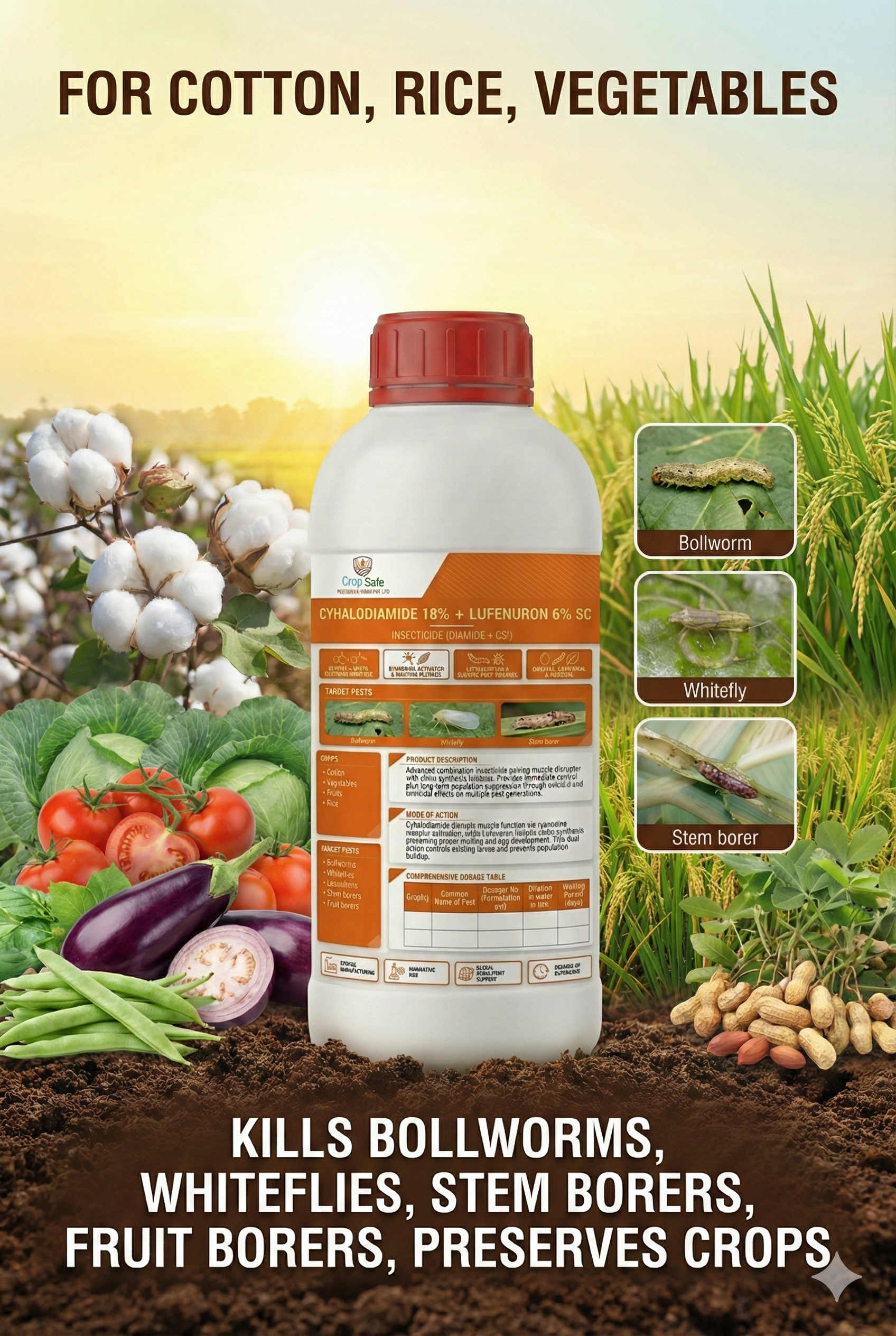 CYHALODIAMIDE + LUFENURON Bottle