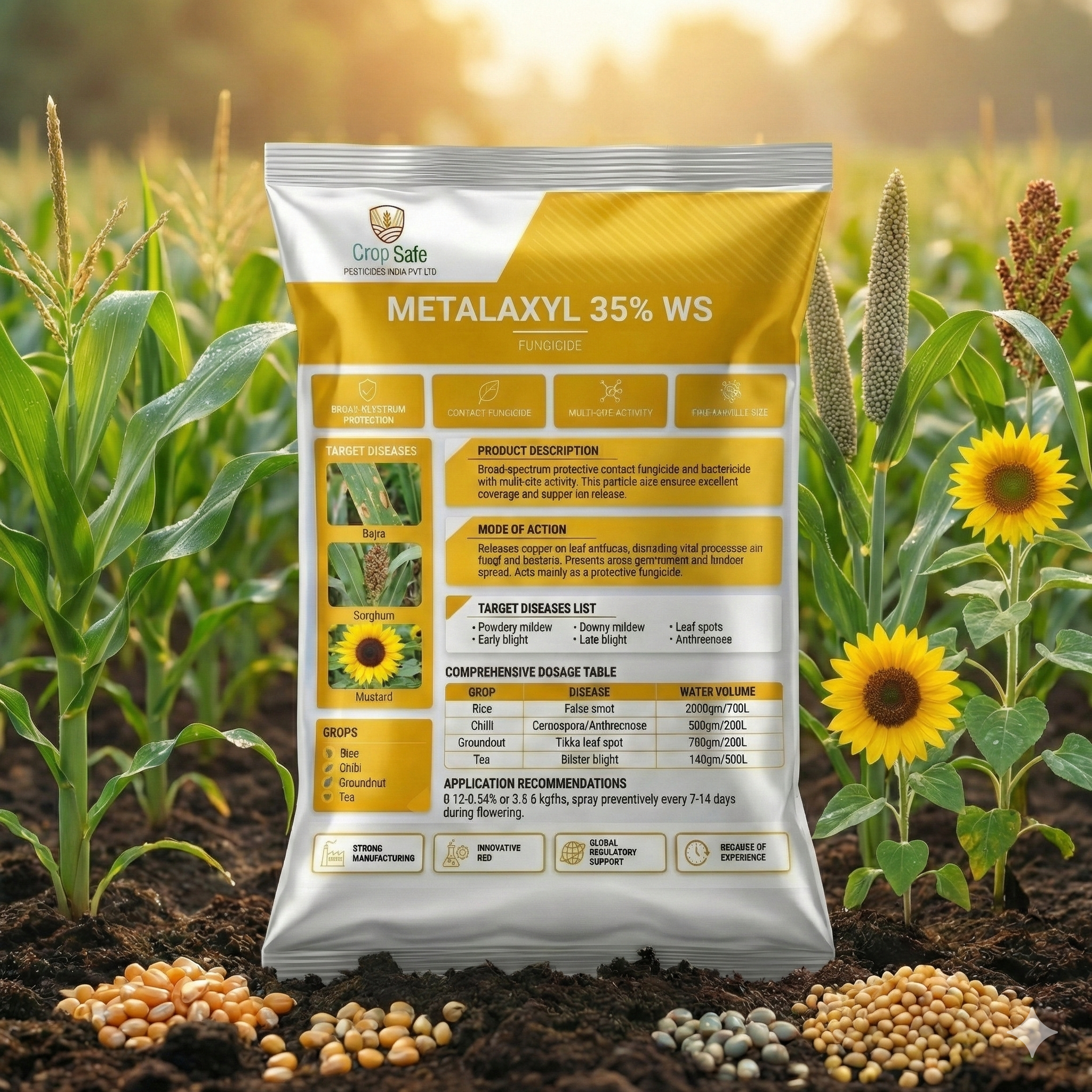 METALAXYL 35% WS Bottle