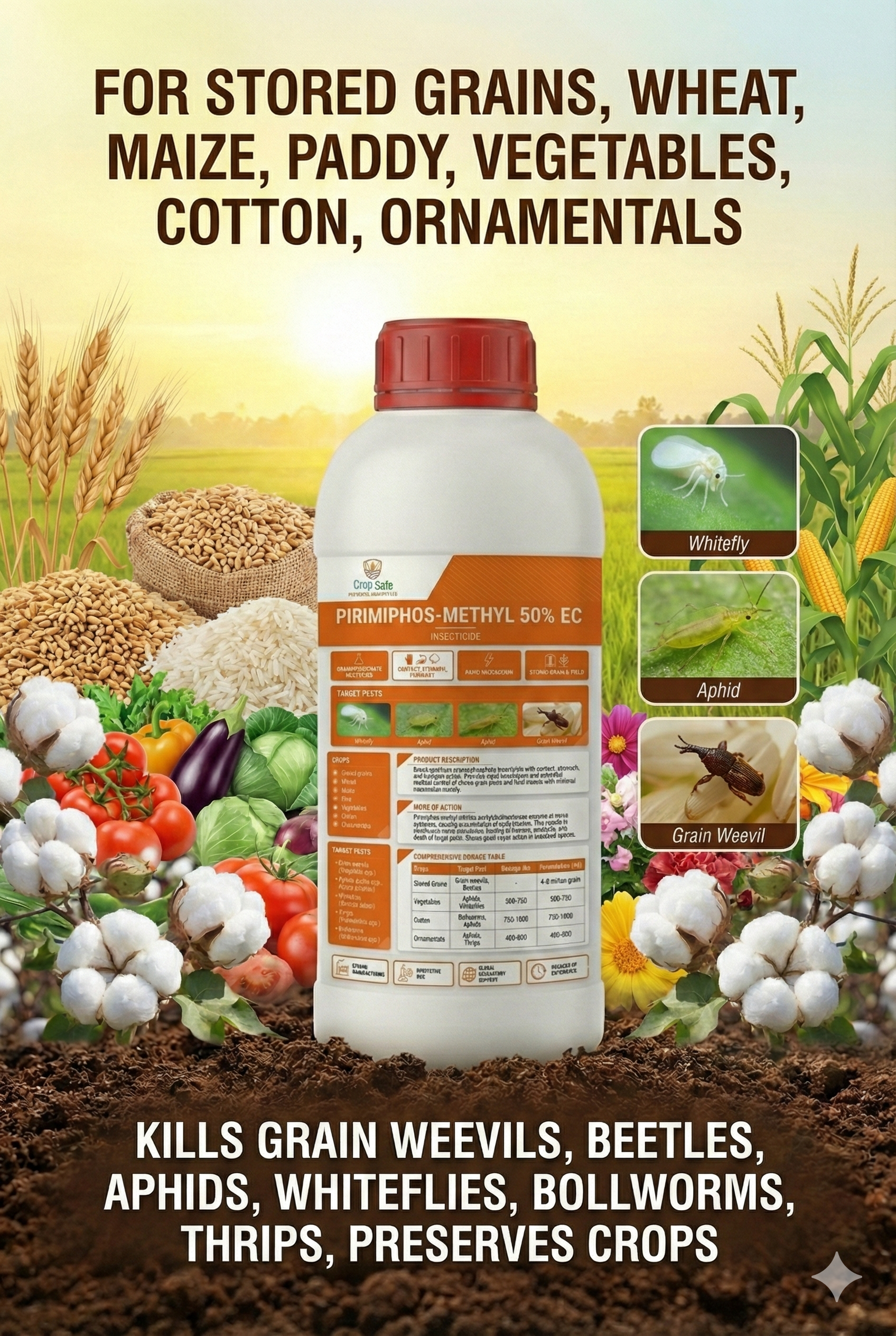 PIRIMIPHOS-METHYL 50% EC Bottle