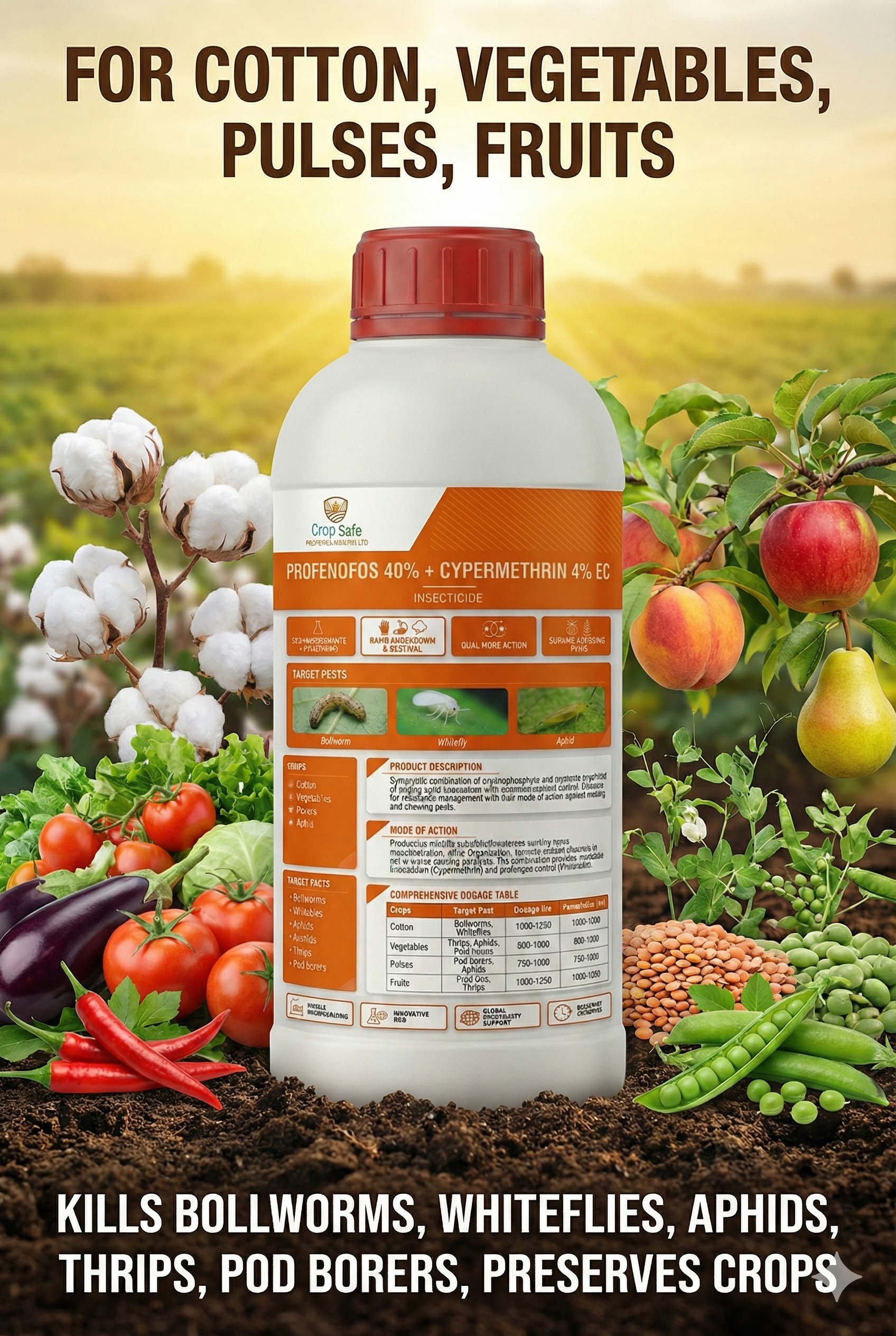 PROFENOFOS + CYPERMETHRIN Bottle