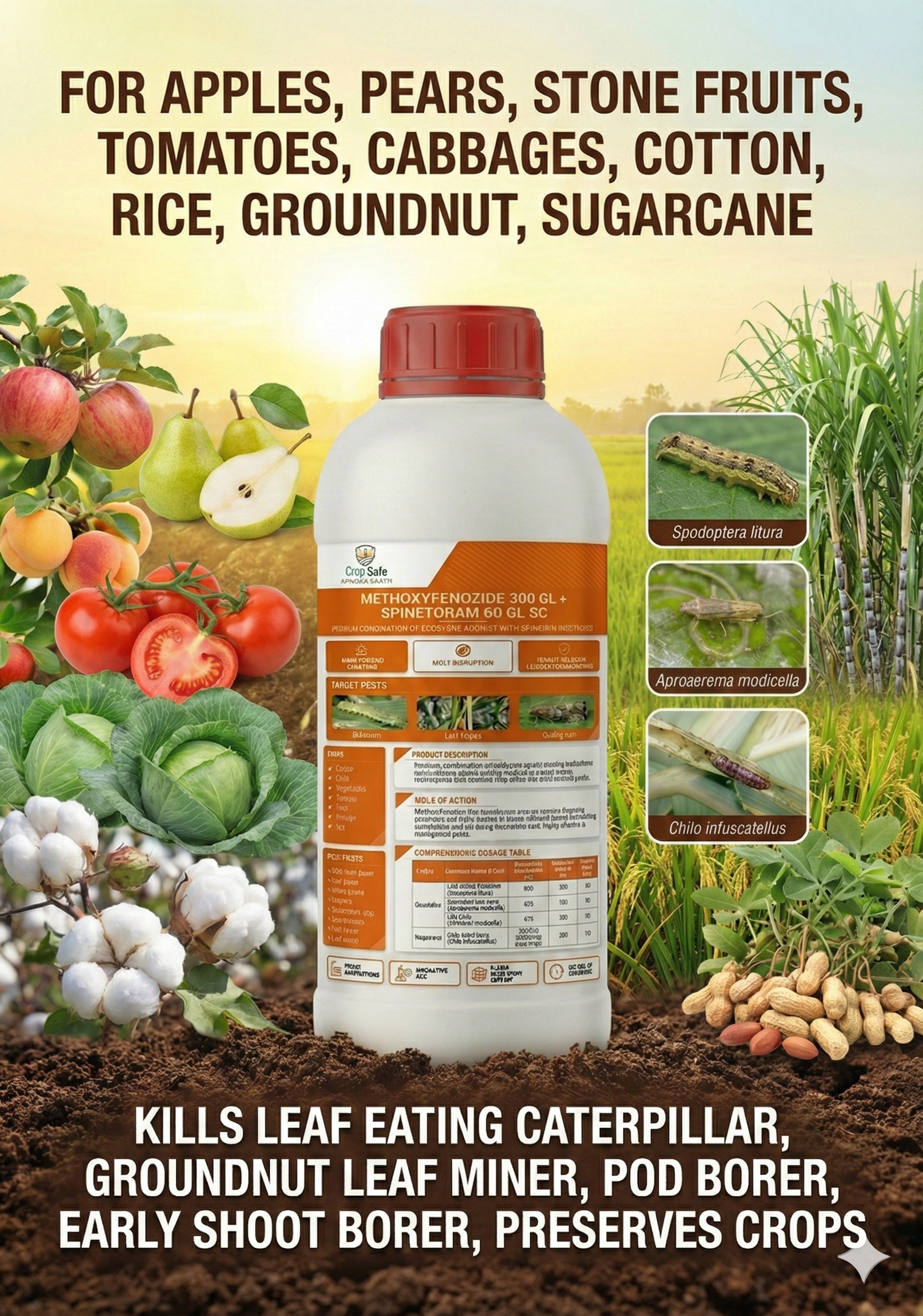 METHOXYFENOZIDE + SPINETORAM Bottle