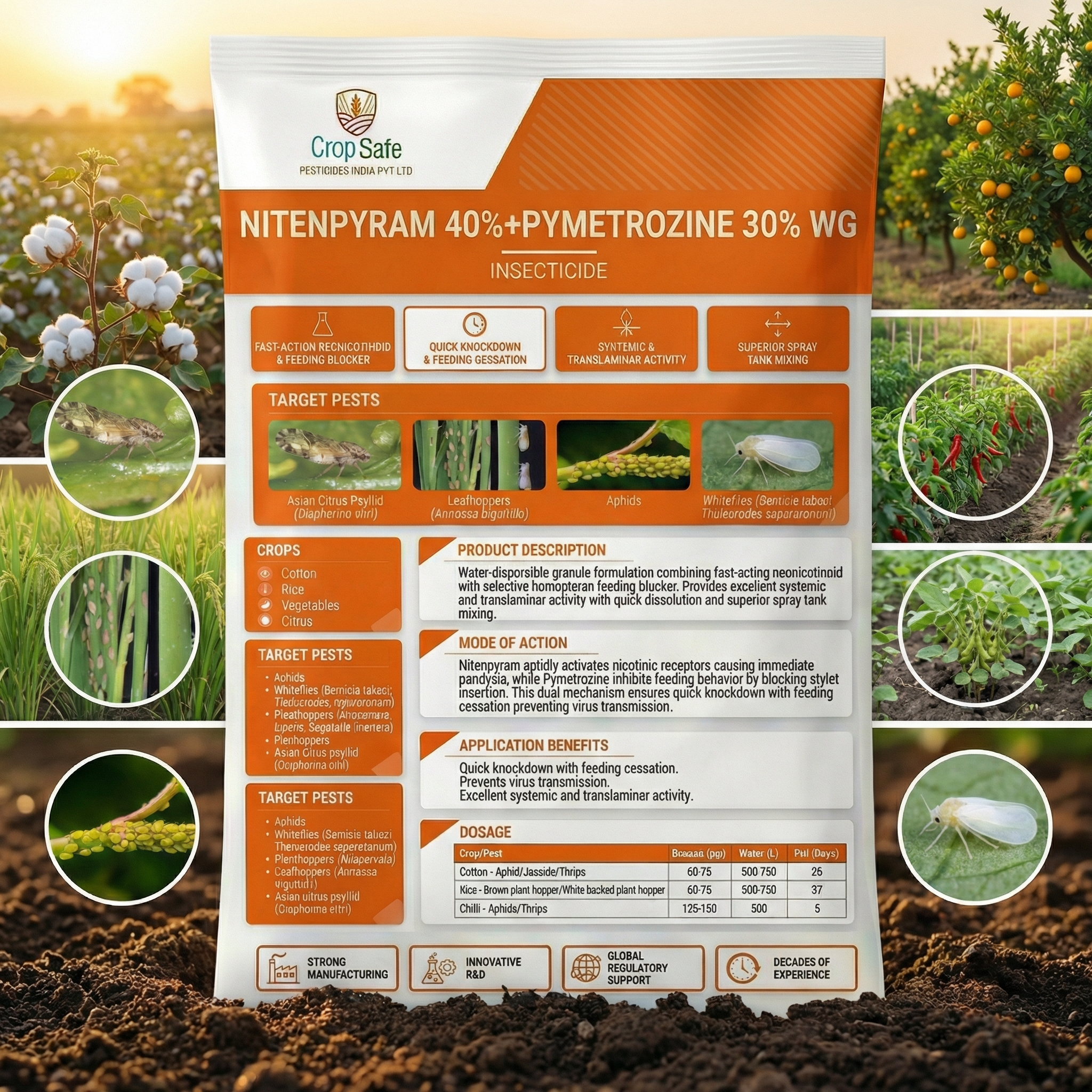 NITENPYRAM + PYMETROZINE WG Bottle