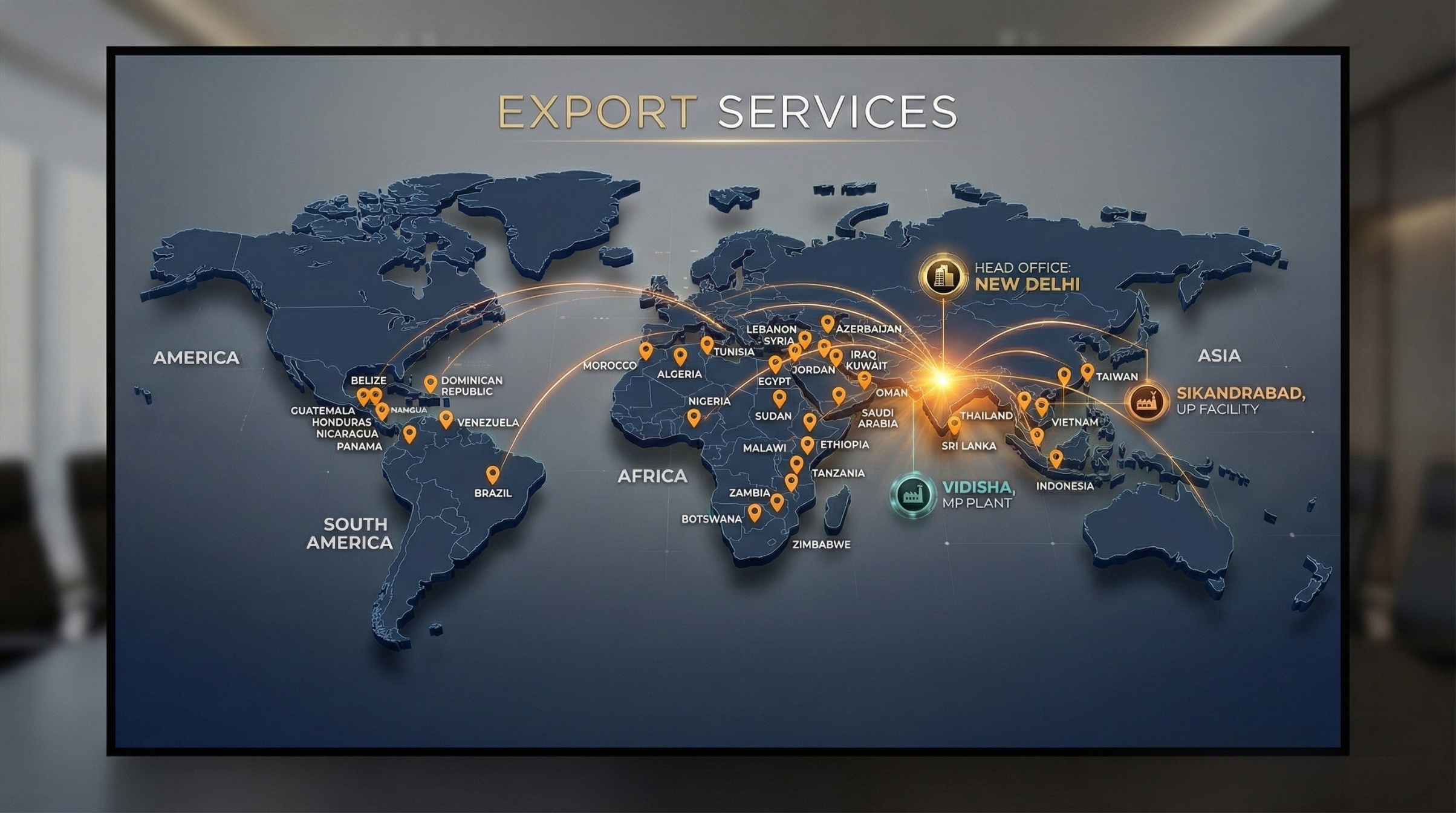 Global Network Map Desktop