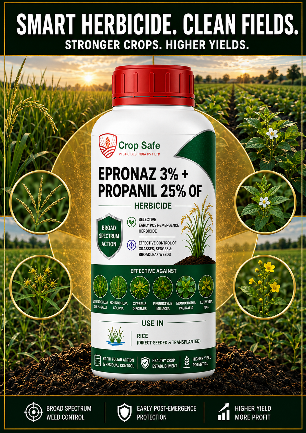EPRONAZ 3% + PROPANIL 25% OF