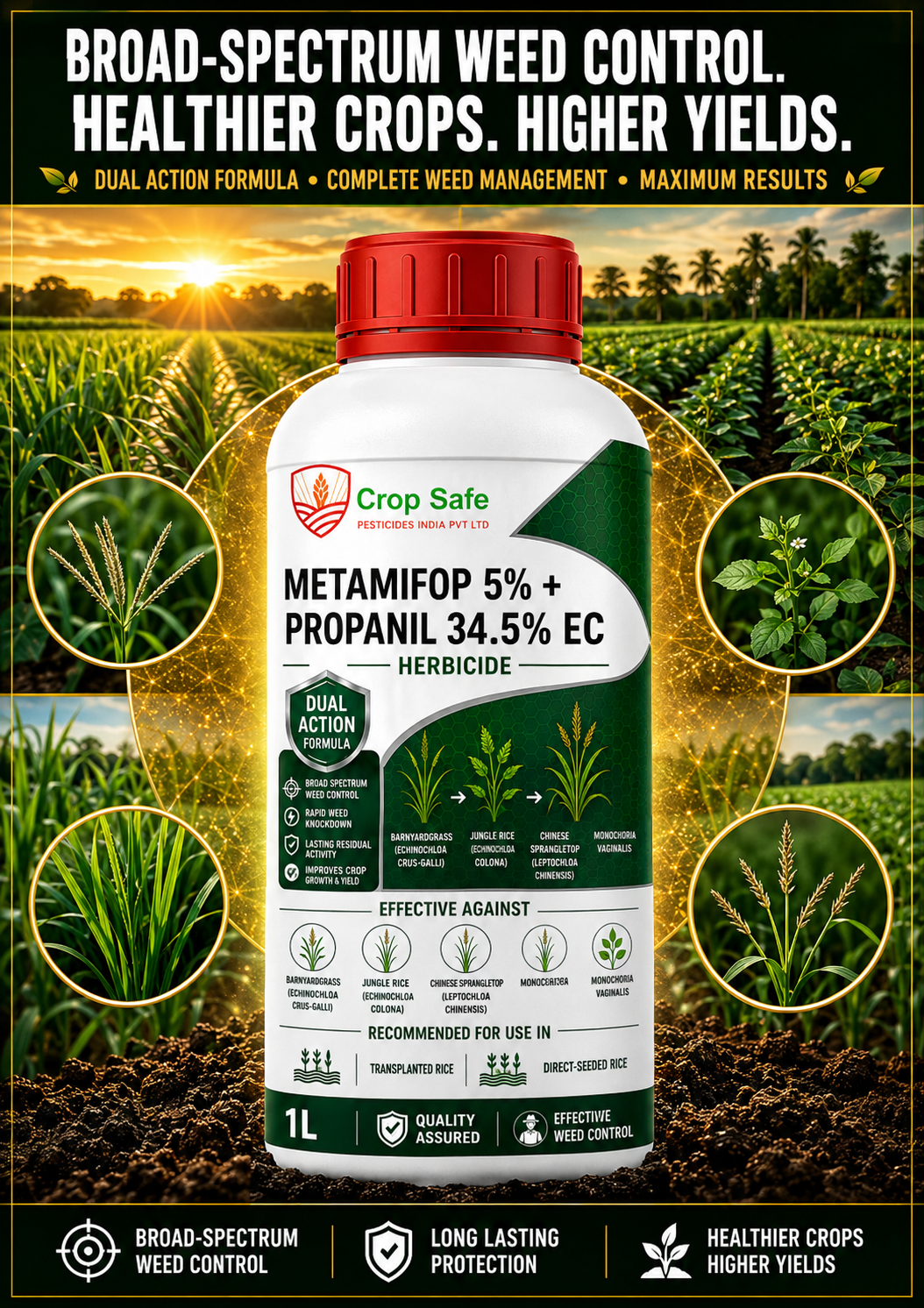 METAMIFOP 5% + PROPANIL 34.5% EC