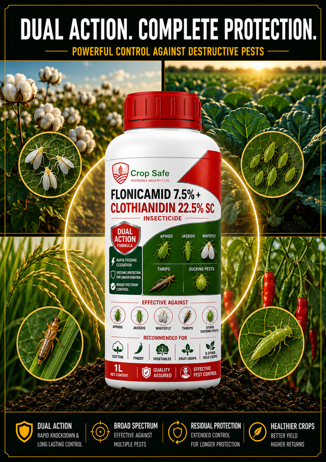 FLONICAMID 7.5% + CLOTHIANIDIN 22.5% SC