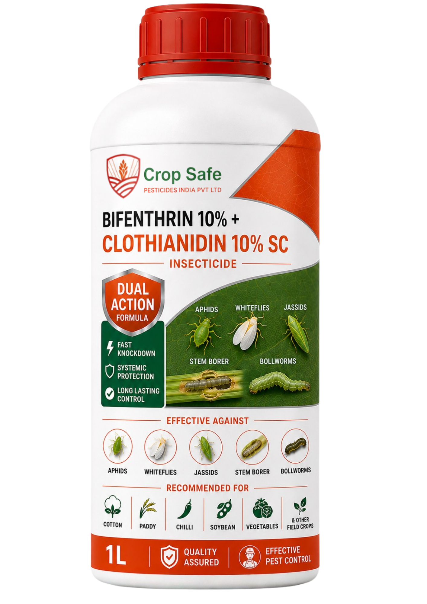 Bifenthrin 10% + Clothianidin 10% SC