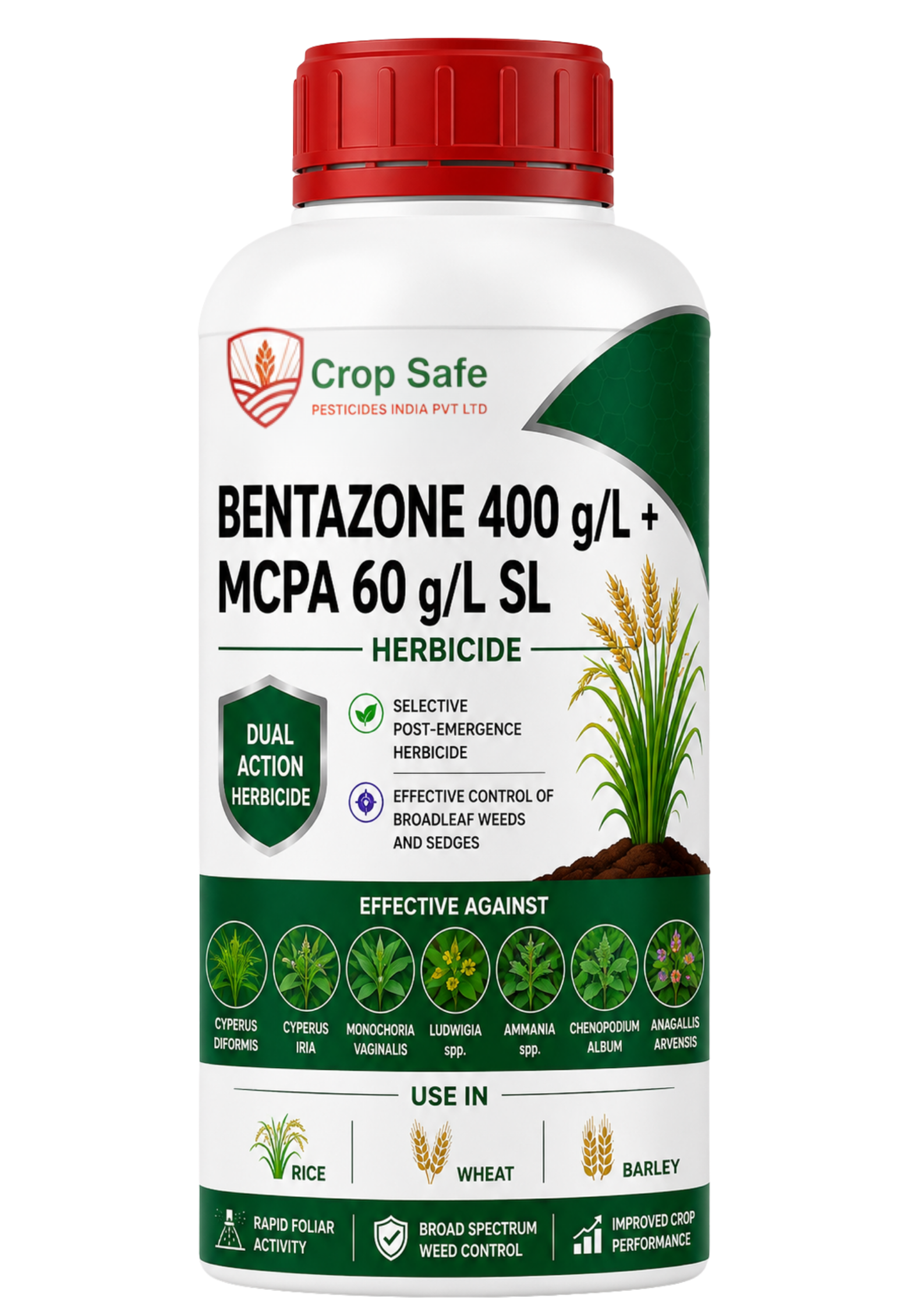 Bentazone 400 g/L + MCPA 60 g/L SL