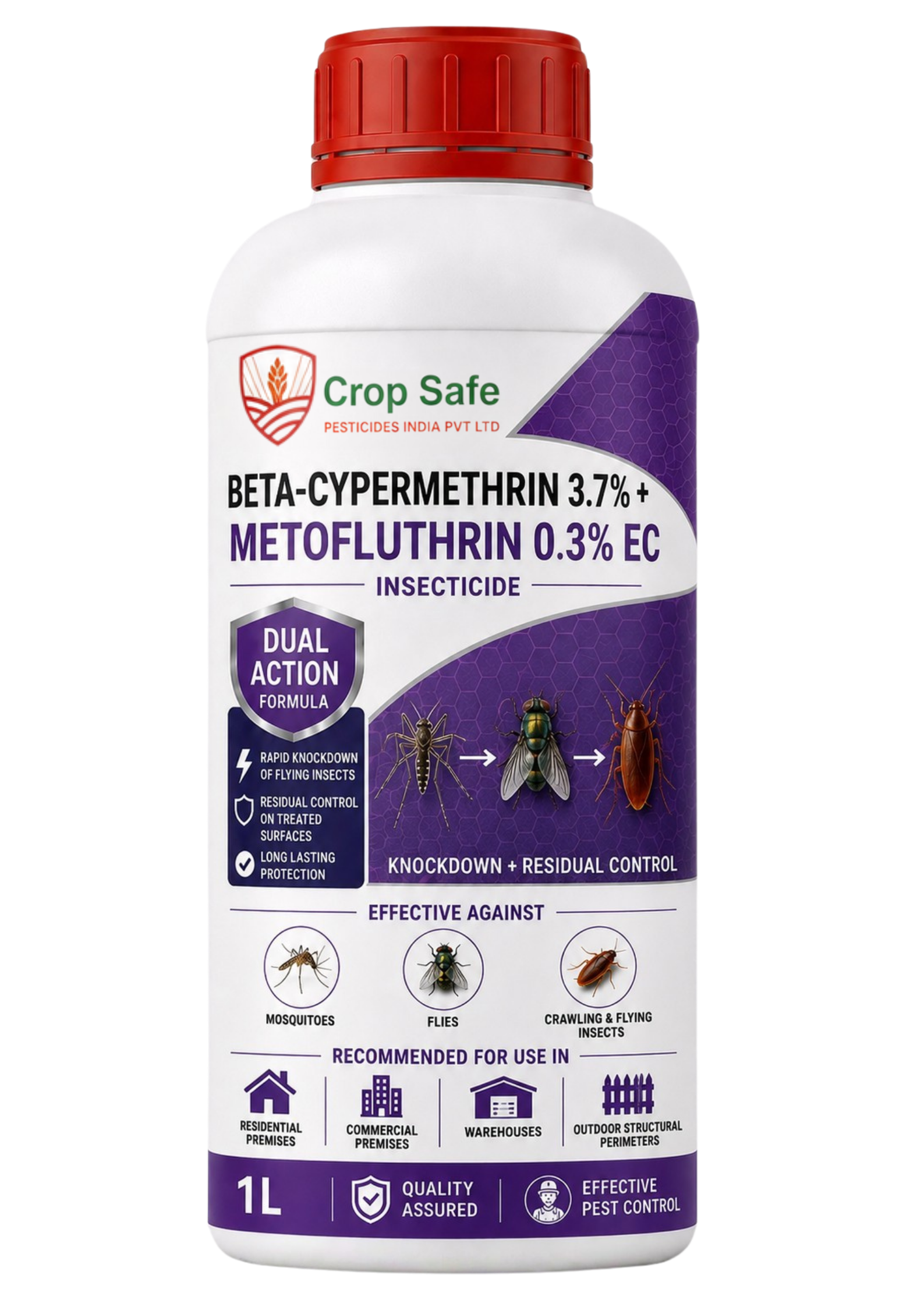 Beta-cypermethrin 3.7% + Metofluthrin 0.3% EC