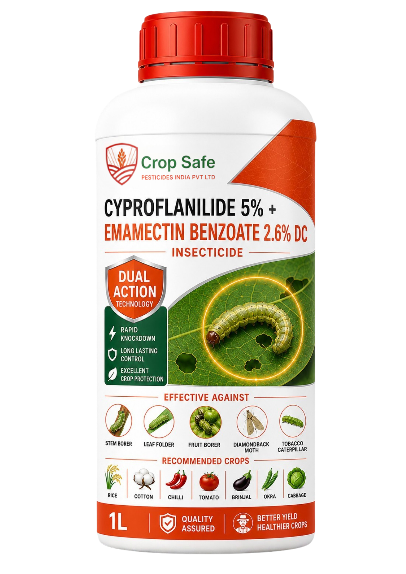 Cyproflanilide 5% + Emamectin-Benzoate 2.6% DC