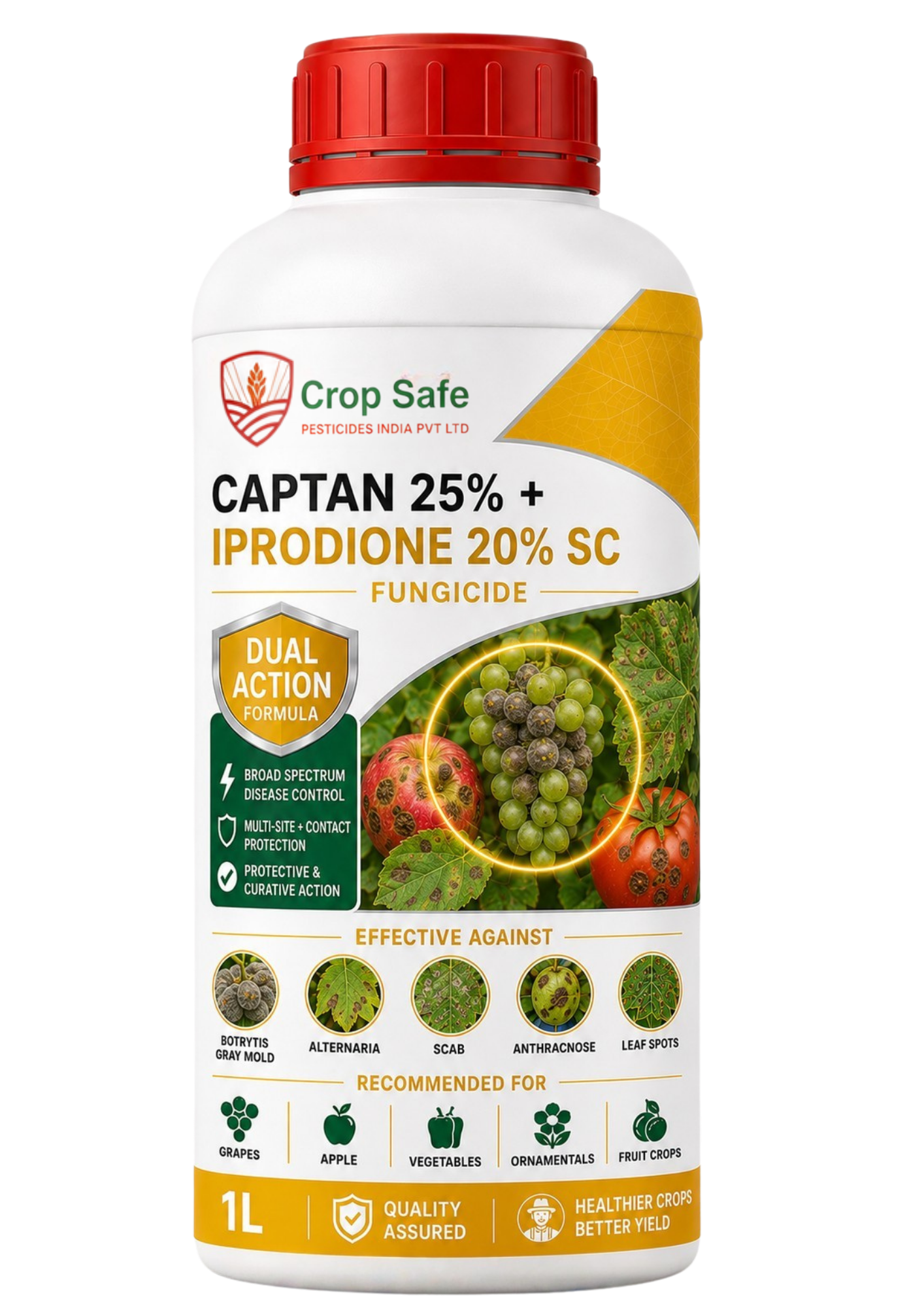 Captan 25% + Iprodione 20% SC