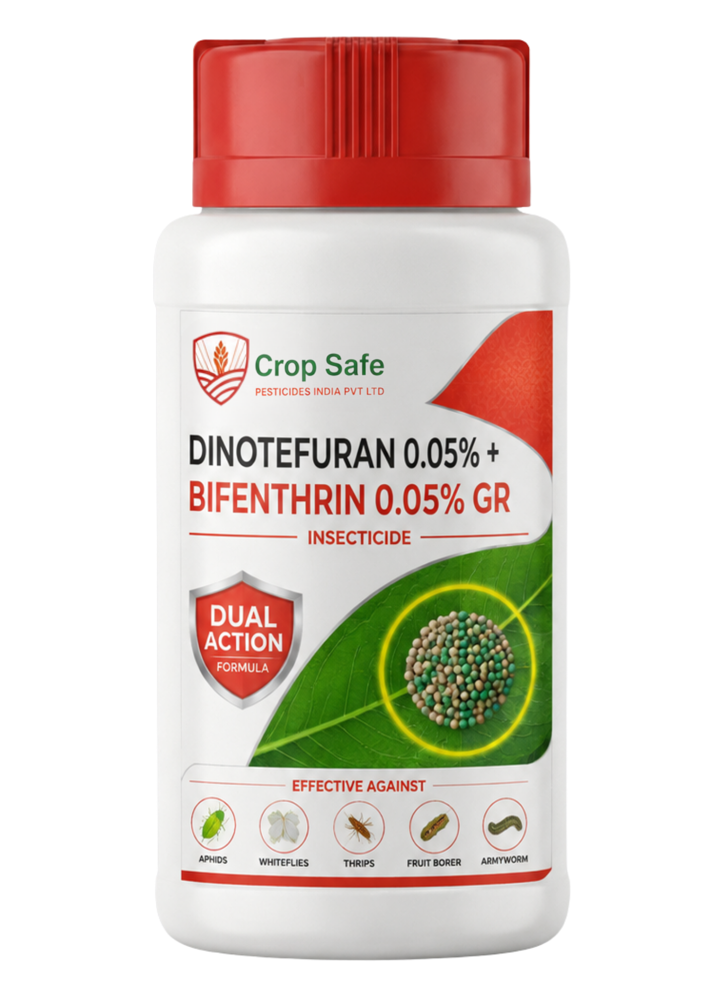 Dinotefuran 0.05% + Bifenthrin 0.05% GR