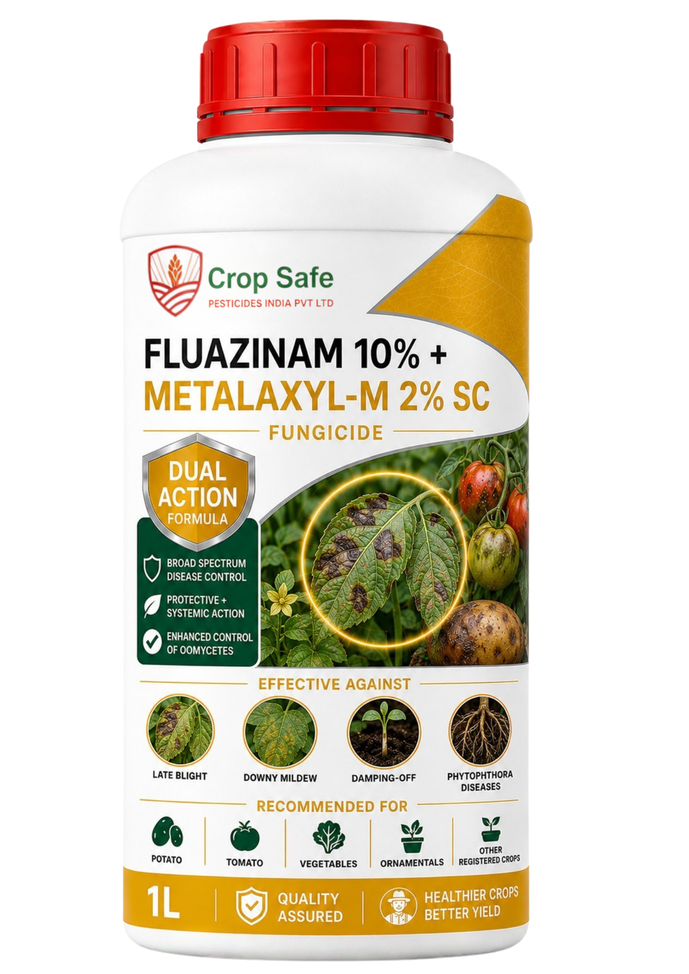 Fluazinam 10% + Metalaxyl-M 2% SC