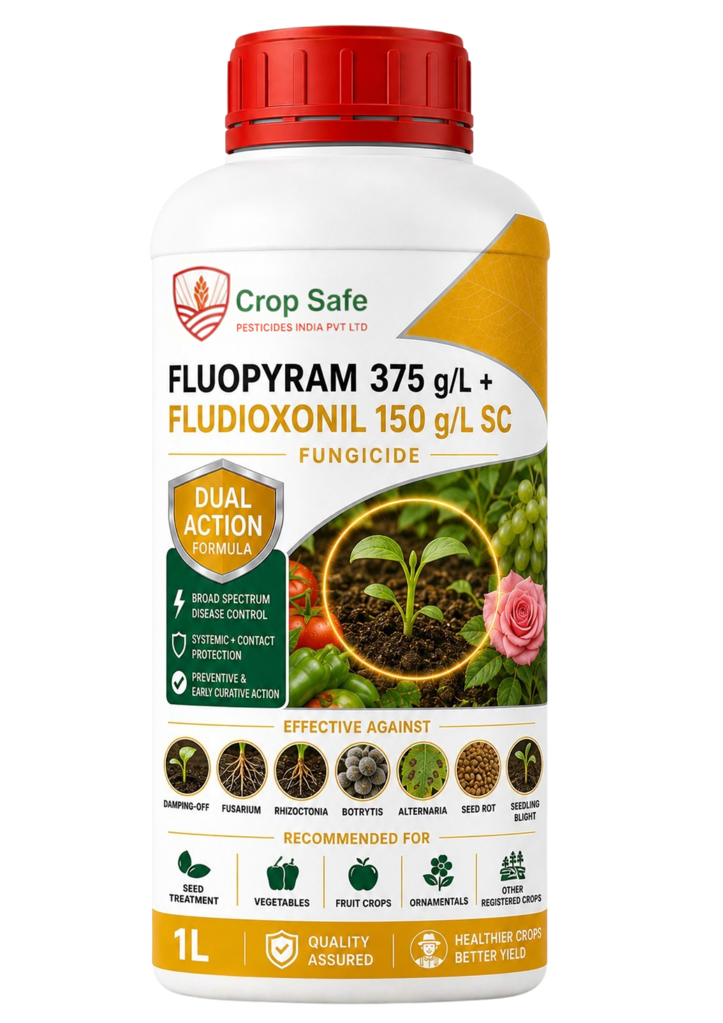 Fluopyram 375 g/L + Fludioxonil 150 g/L SC