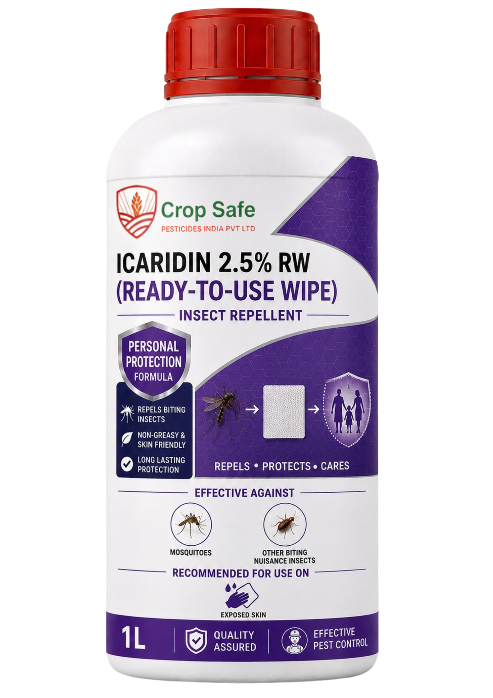 Icaridin 2.5% RW Ready-to-use Wipe