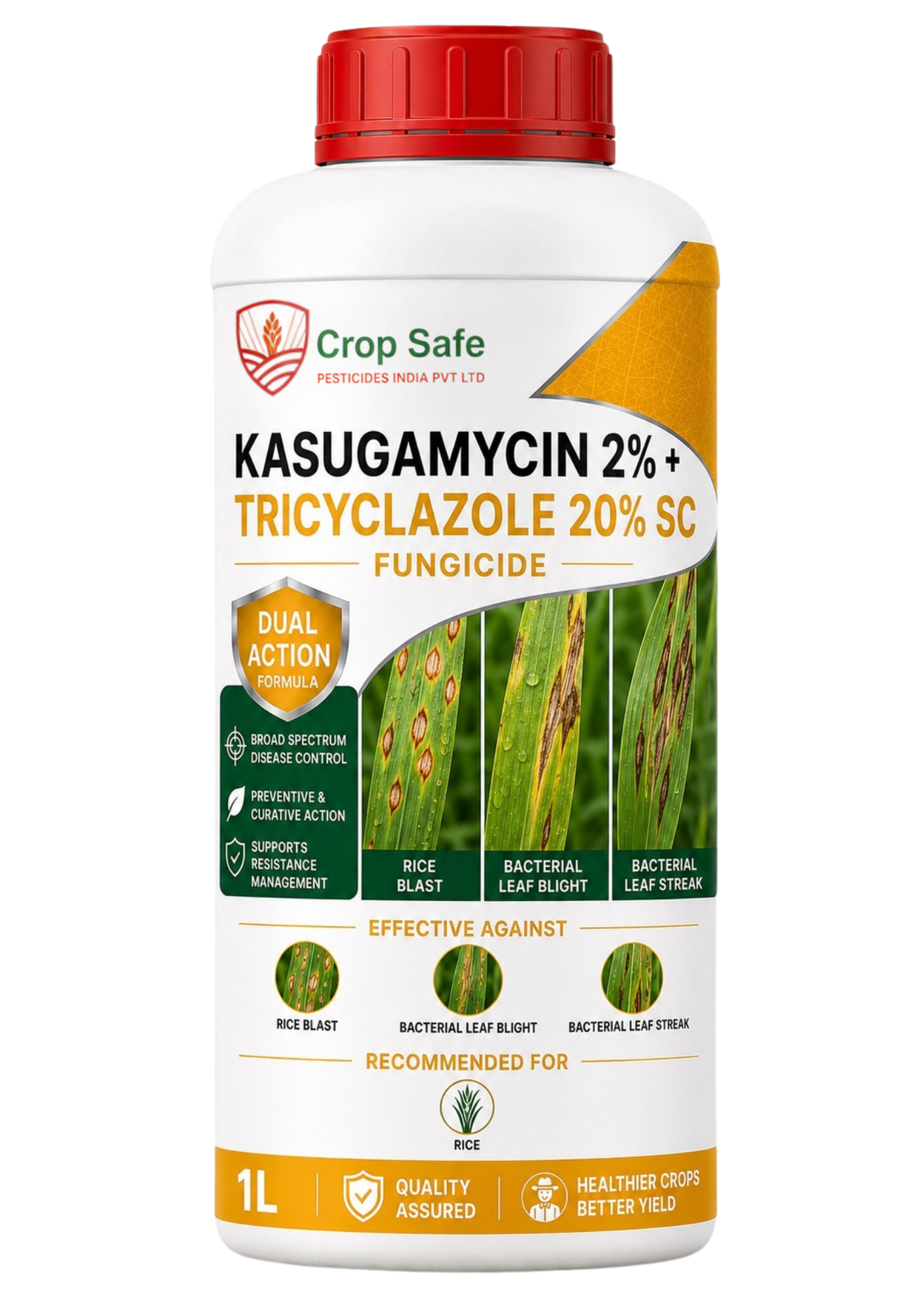 Kasugamycin 2% + Tricyclazole 20% SC