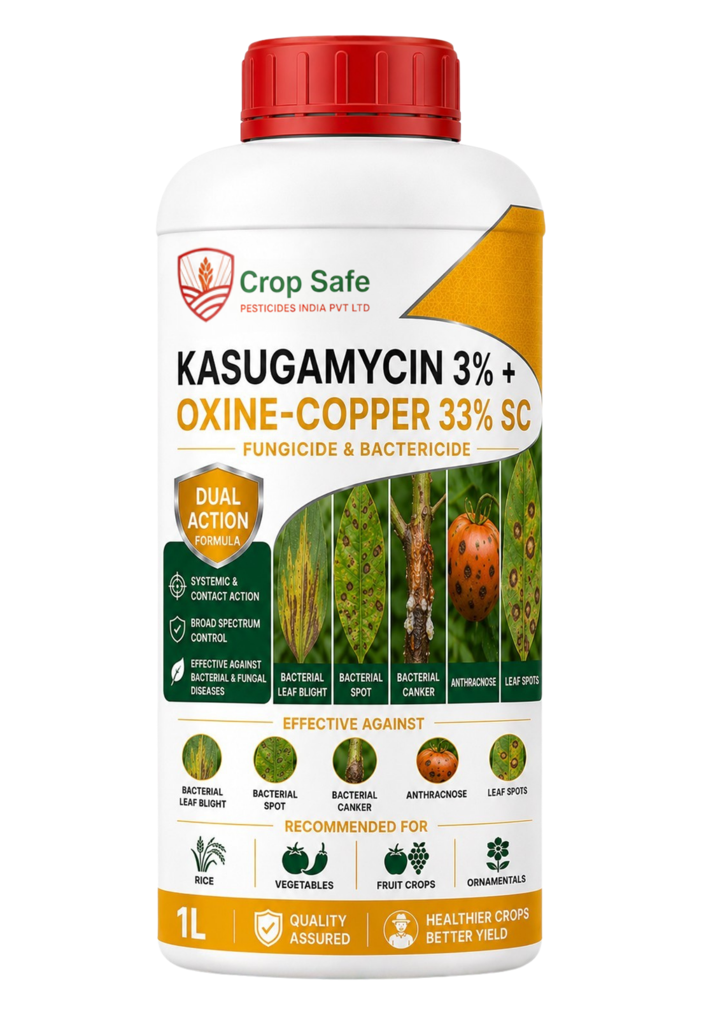 Kasugamycin 3% + Oxine-Copper 33% SC