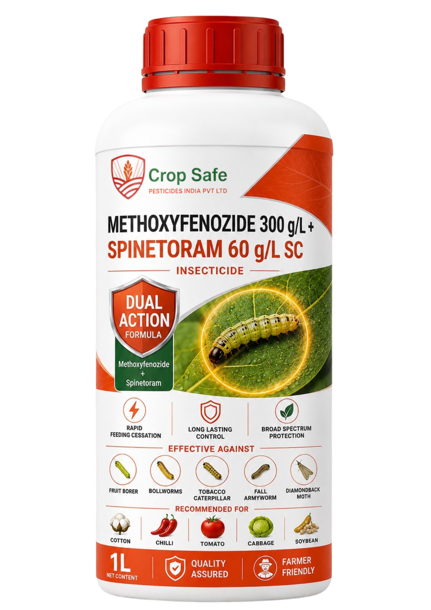 Methoxyfenozide 150 g/L + Spinetoram 50 g/L SC