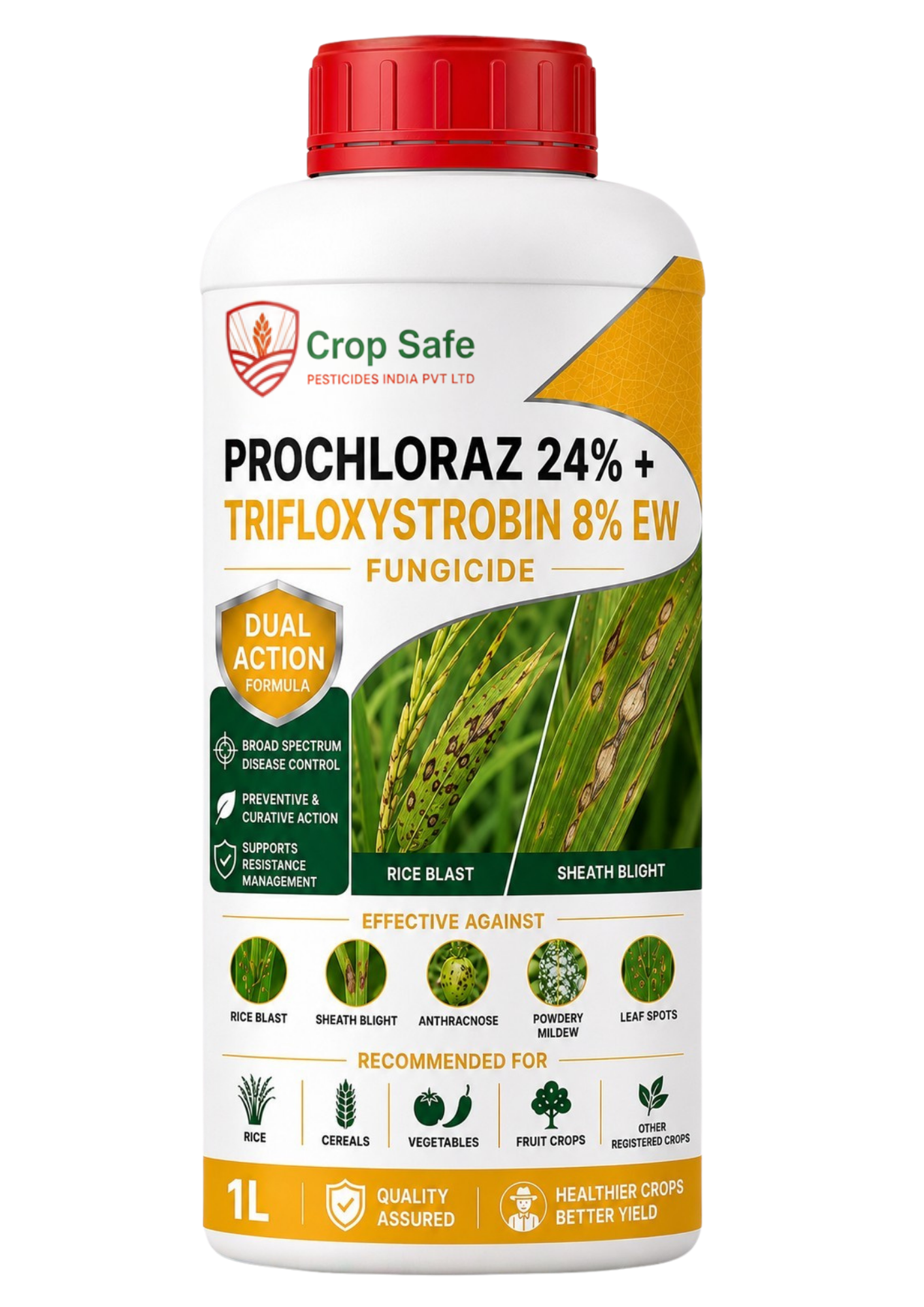 Prochloraz 24% + Trifloxystrobin 8% EW