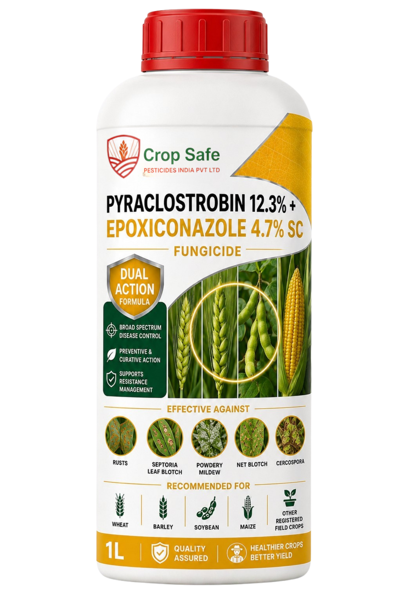 Pyraclostrobin 12.3% + Epoxiconazole 4.7% SC