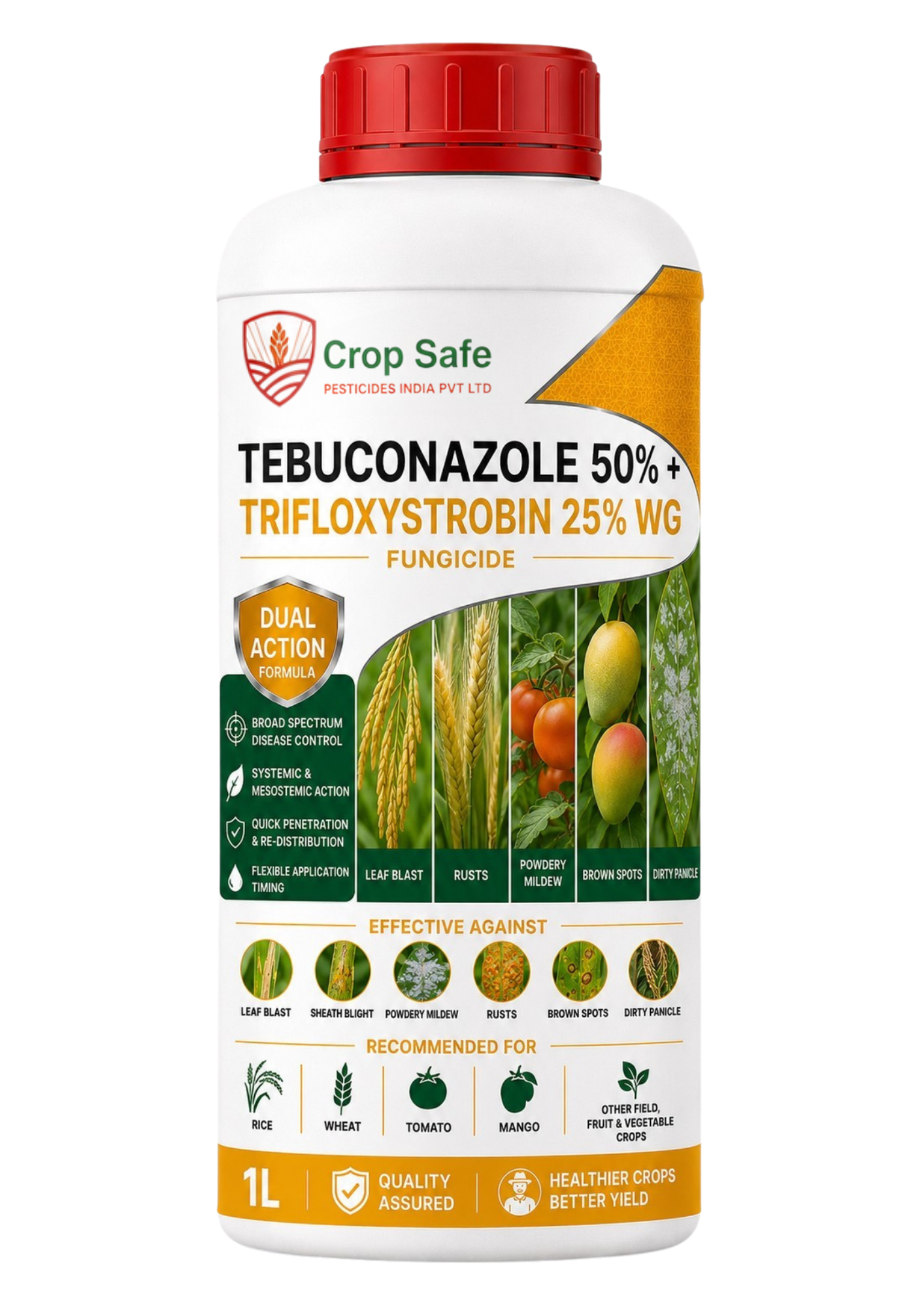 Tebuconazole 50% + Trifloxystrobin 25% WG